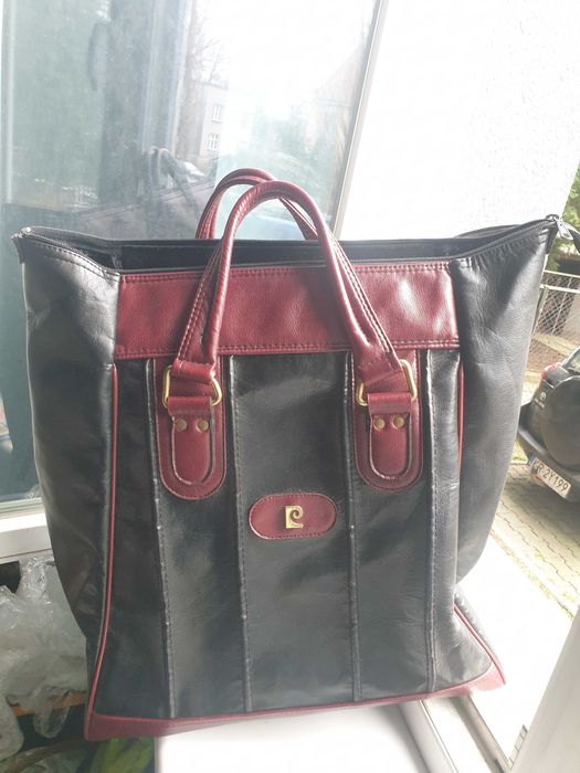 OGROMNA skórzana torba 51 cm x 55 cm Pierre C.