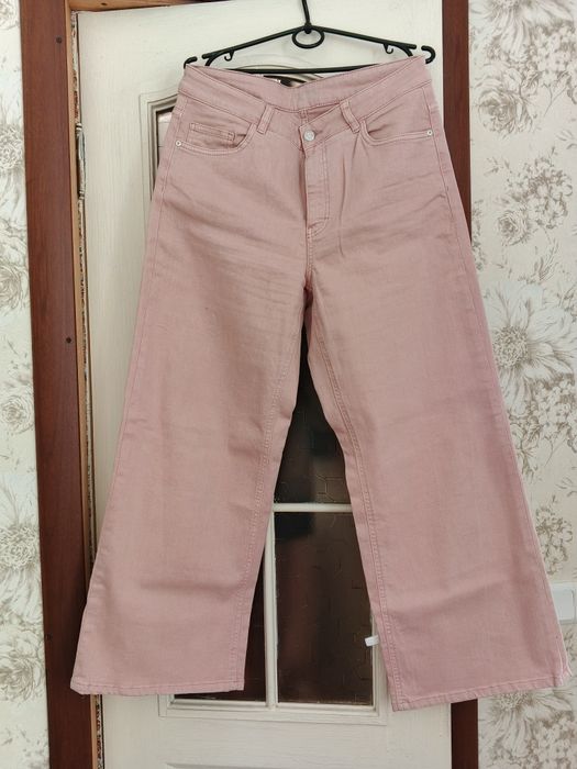 Трендові широкі джинси з високою талією, wide leg