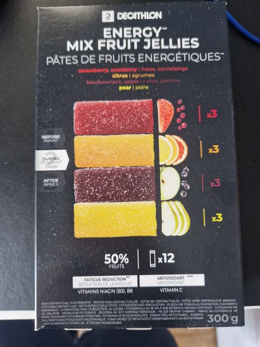 Galaretka owocowa energetyczna mix smaków  2x12