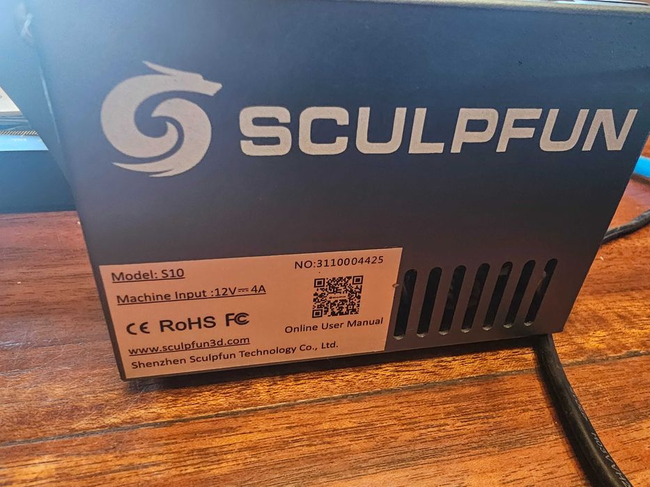 Maquina gravação laser Sculpfun S10