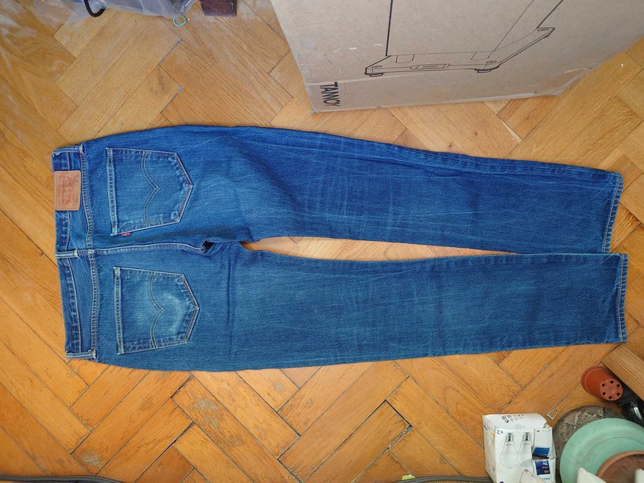 Spodnie Męskie Levis 501 33/34 niebieskie