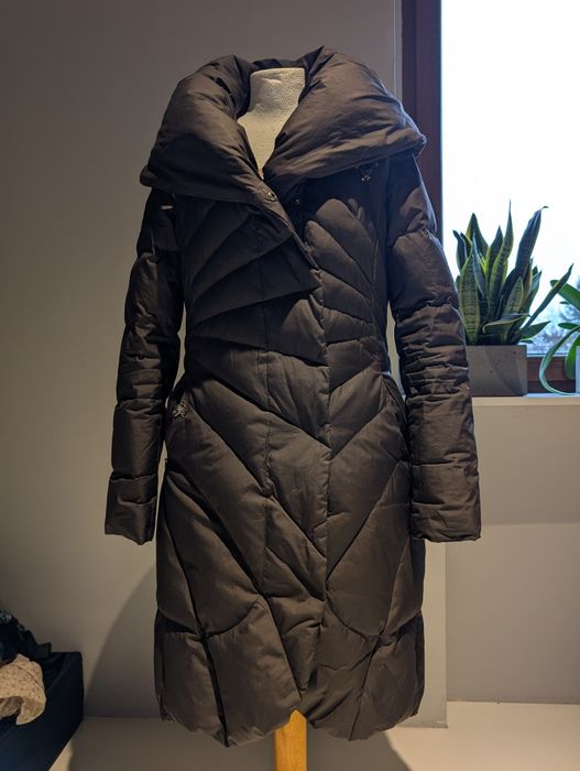 Kurtka płaszcz damski Monnari puchowy brąz 38