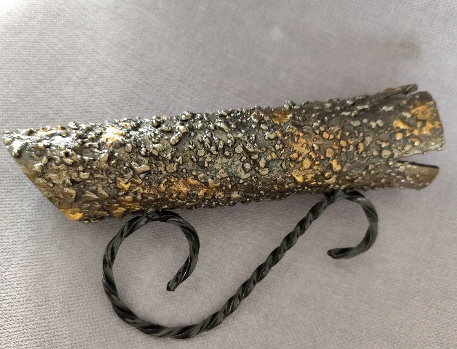 Lata 60/70 METALOPLASTYKA wazon metalowy