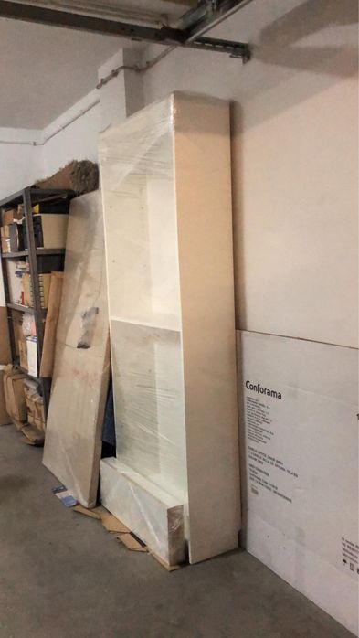 Modulo IKEA branco 5 prateleiras