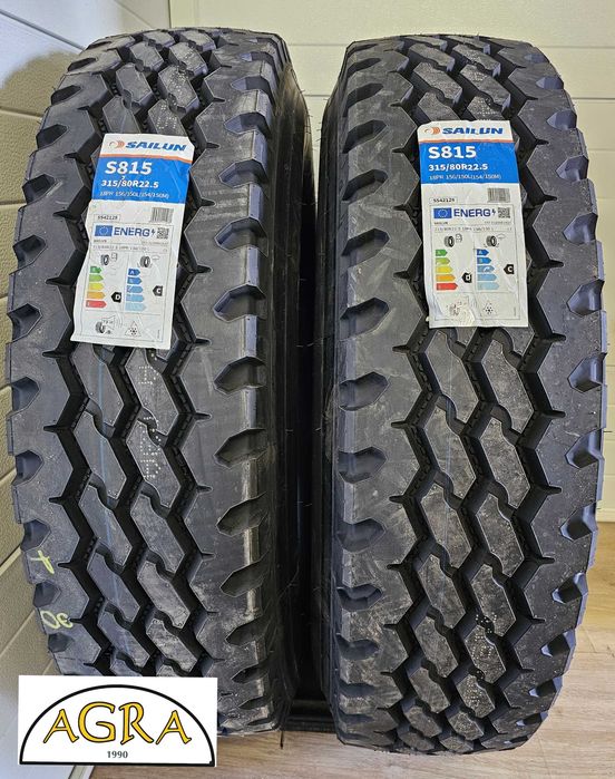 315/80R22.5 (1140netto) SAILUN  S815 PRZÓD budowlany opony opona prowa