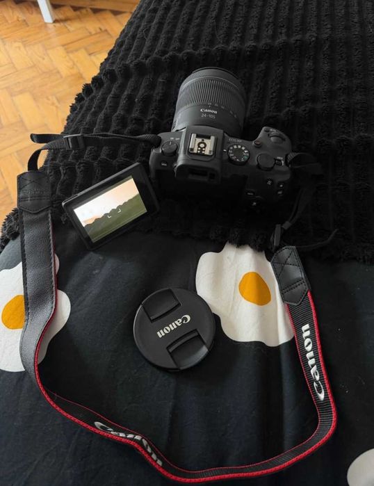 Canon EOS RP Full Frame + RF 24-105mm IS STM | Como Nova + Sombrinha de Estúdio Oferta