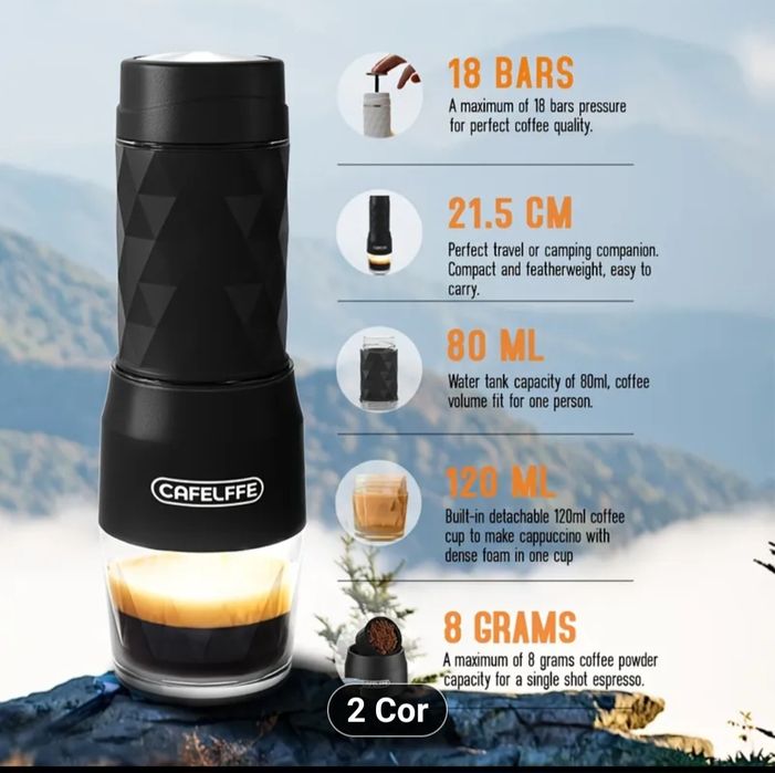 Maquina de cafe manual.