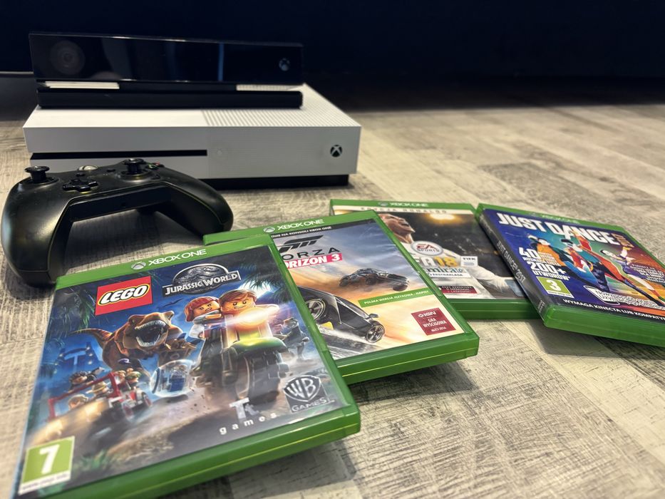 Xbox one s plus kinect jeden pad i gry