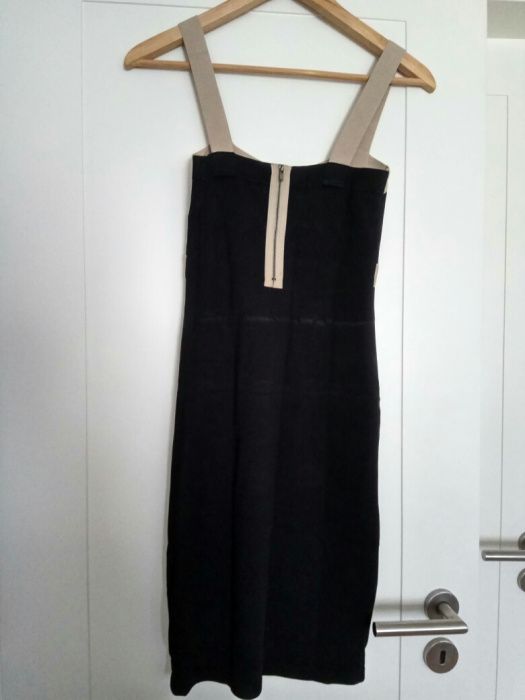 Vestido novo Blanco - preto e beje