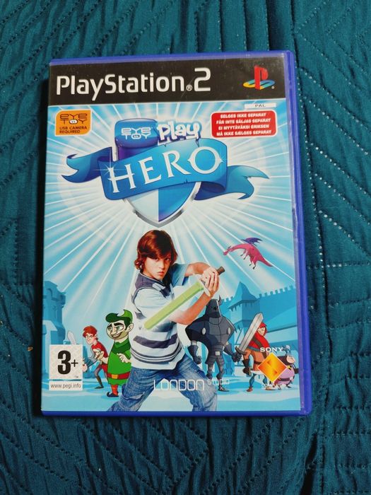 Sprzedam grę na konsole PS2 EYE TOY Play HERO wersja pudełkowa okazja