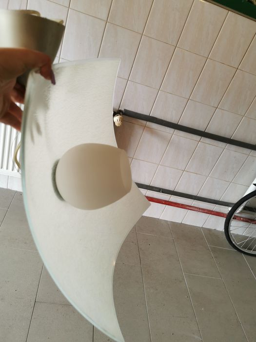 Lampa wisząca szklana