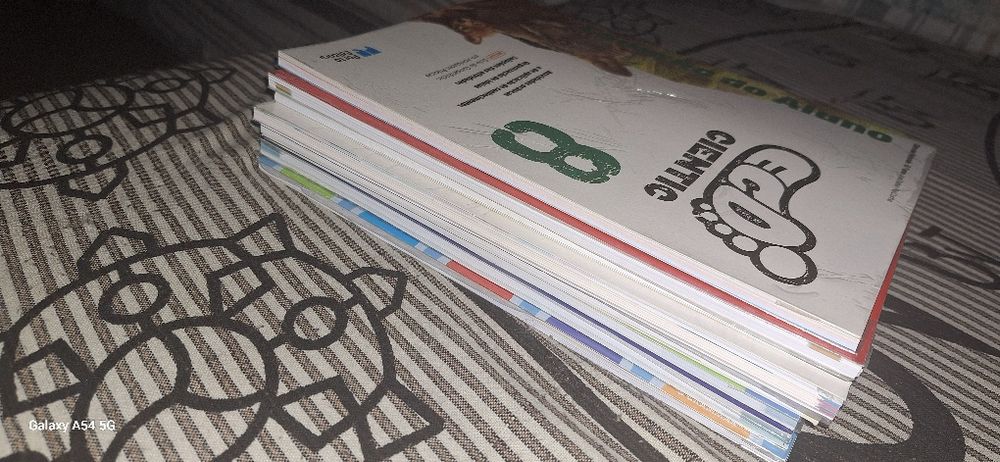 Livros de atividades escolares 8° ano