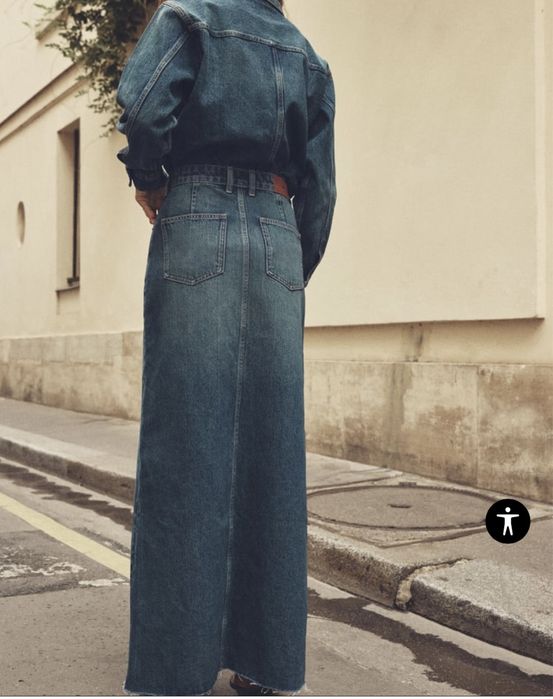 Спідниця  джинсова zara 36-38 розмір