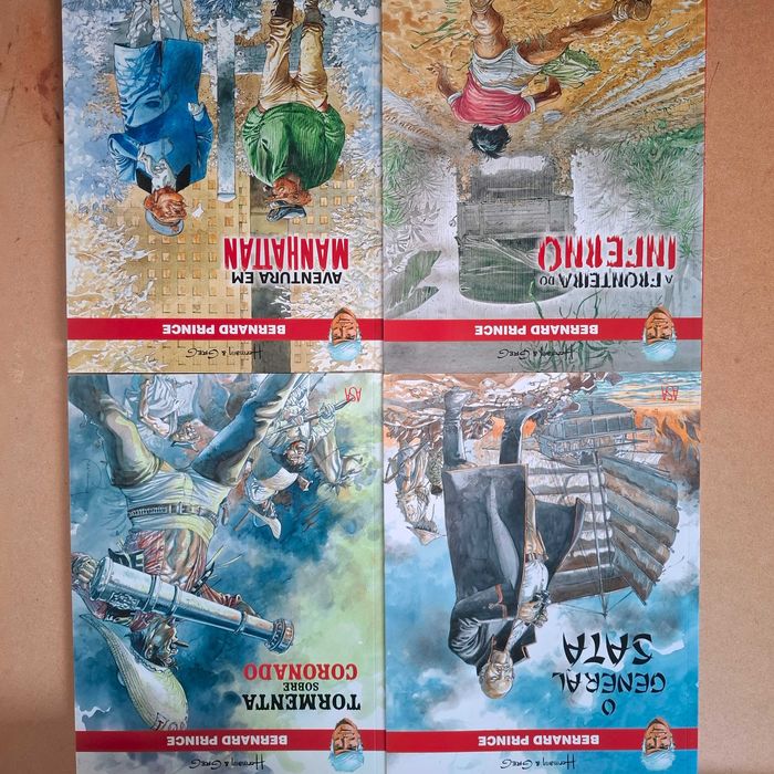 Coleção "As aventuras de Bernard Prince" de Hermann e Greg (12 albuns)