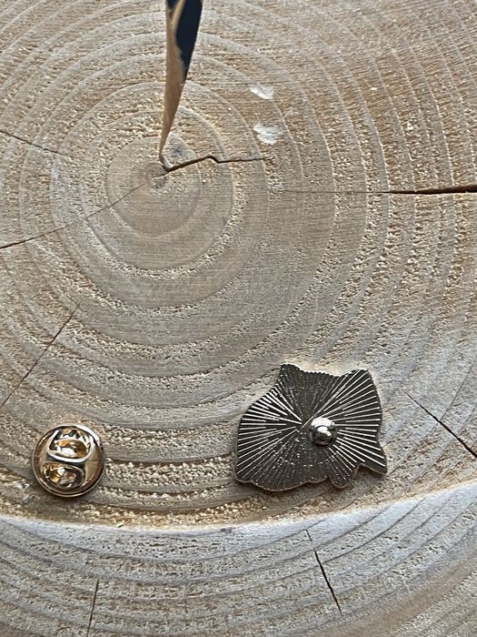 Pin broszka przypinka czarny królik