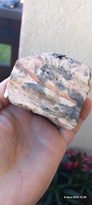 Minerały skamieniałości baryt,goethyt