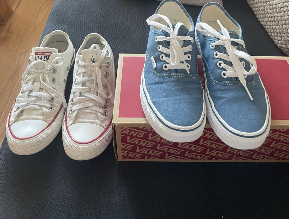 Tenisówki Vans roz 38 plus Conversy gratis