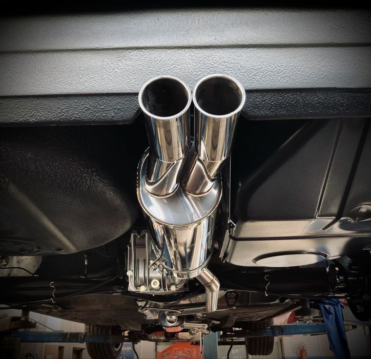 -= BMW E28 5 5er 518 m20 528 M5 tłumik wydech klasyczny ProCustom -=