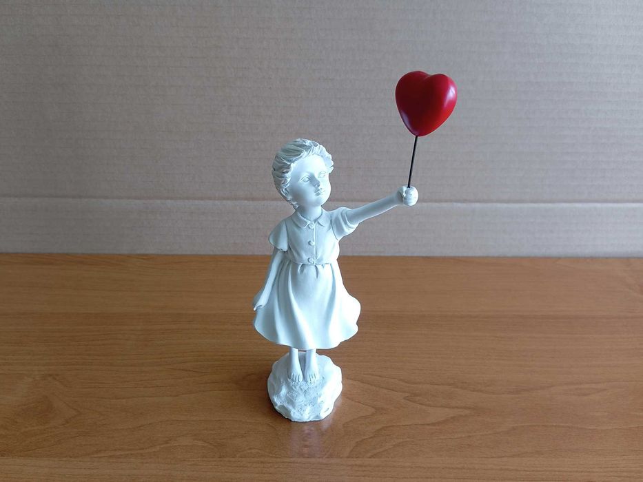 [NOWY] Figurka Banksy Dziewczynka z Balonikiem [Biały]