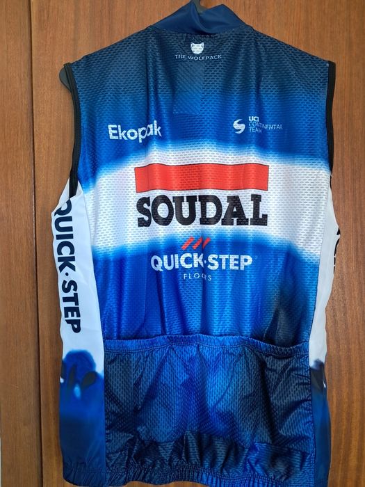 Colete corta vento de ciclismo, costas em rede, NOVO