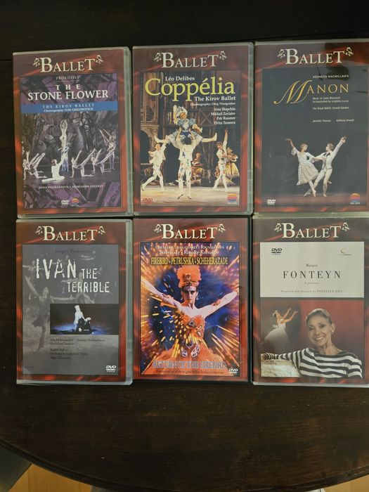 19 DVD de ballet