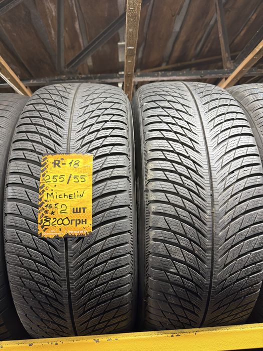 255/55 r18 Michelin Pilot Alpin 5 SUV 2штуки