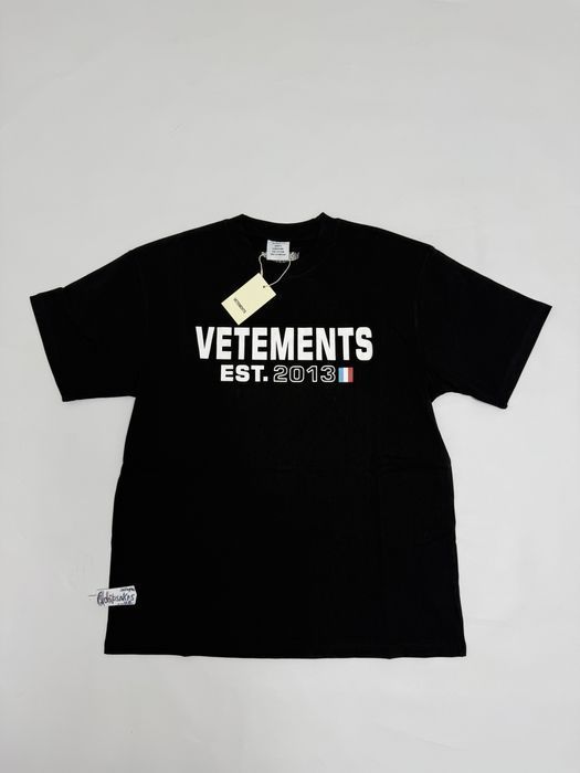 футболка Vetements Est 2013 tee S M L