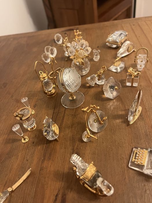 25 miniaturas Swarovski (usado) em muito bom estado