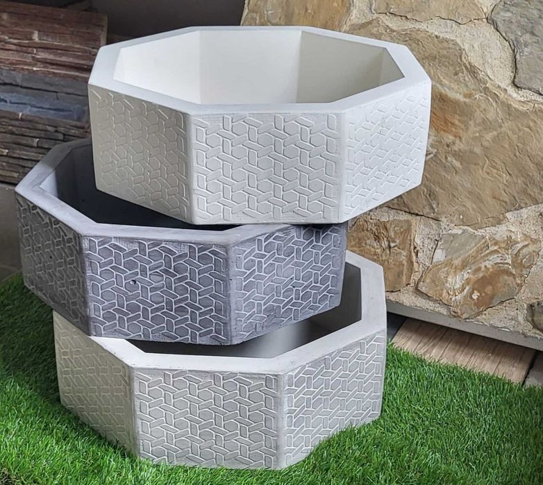 Donica betonowa sześcian