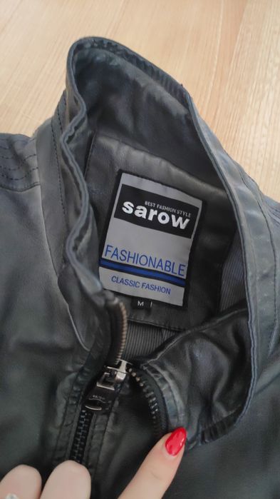 Kurtka skórzana męska