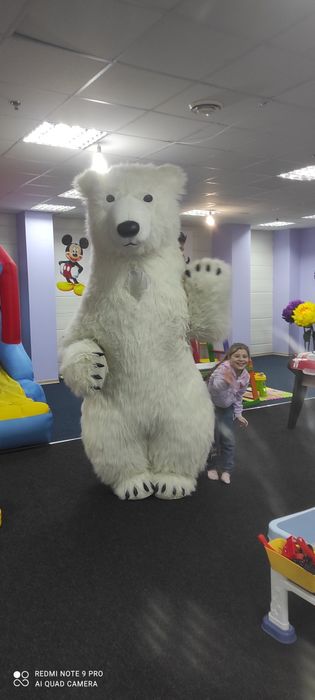 Аніматори Полтава,привітання, Ростовий мішка,білий мішка