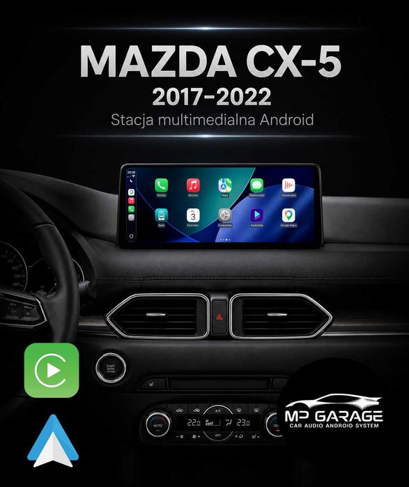 Mazda CX-5 Stacja Multimedialna 12.3" CarPlay/AA Qled 4G Montaż Gw.PL