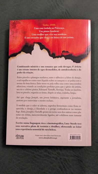 Livro "O Artista" de Lucy Steeds