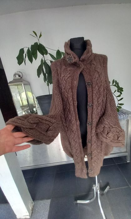 Sweter premium ponczo firmowy orginalny Okazja