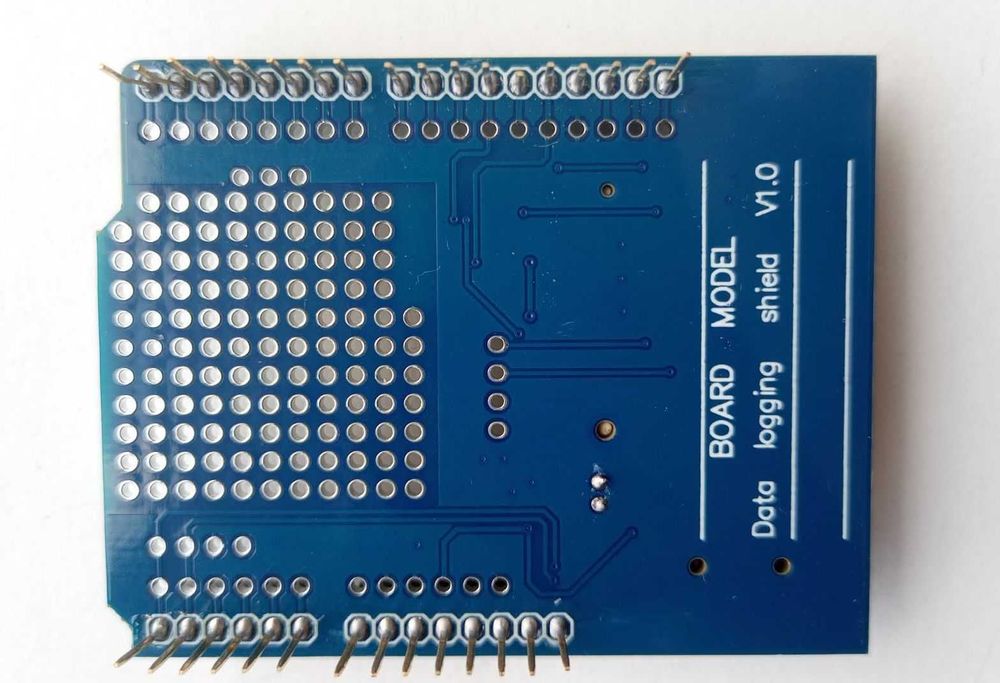 Arduino Uno шилд расширения Data Logger SD Card + RTC DS1307 + Battery