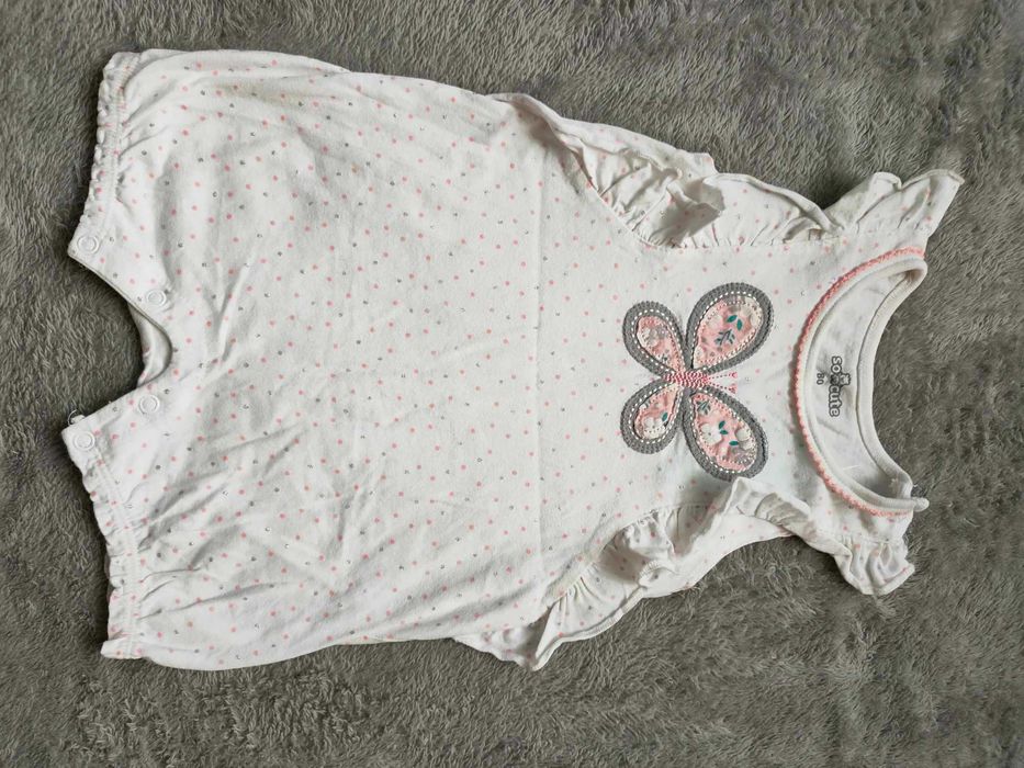 Rampersy niemowlęce dla dziewczynki rozmiar 80