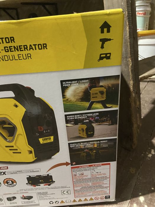 Генератор Инверторный Champion 2,2 кВт. Новый.