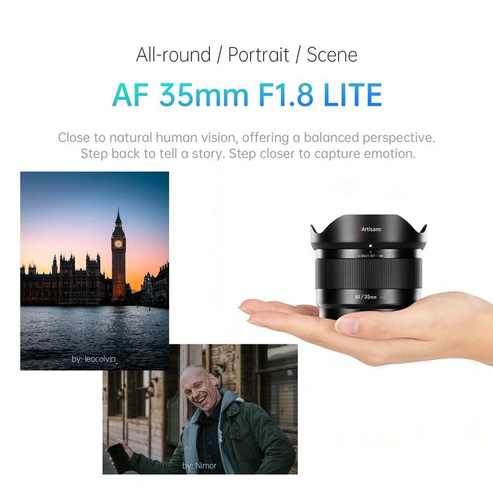 Objetiva 7Artisans AF 35 F1.8 APS-C para Fujifilm