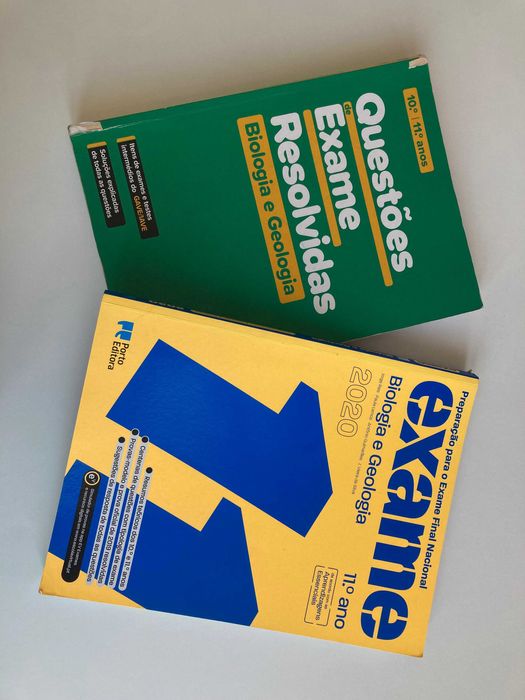 2 manuais EXAME biologia geologia