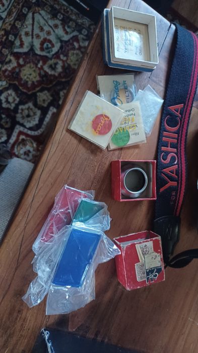 Máquina Fotográfica Analógica Yashica J 5 35 mm + Acessórios