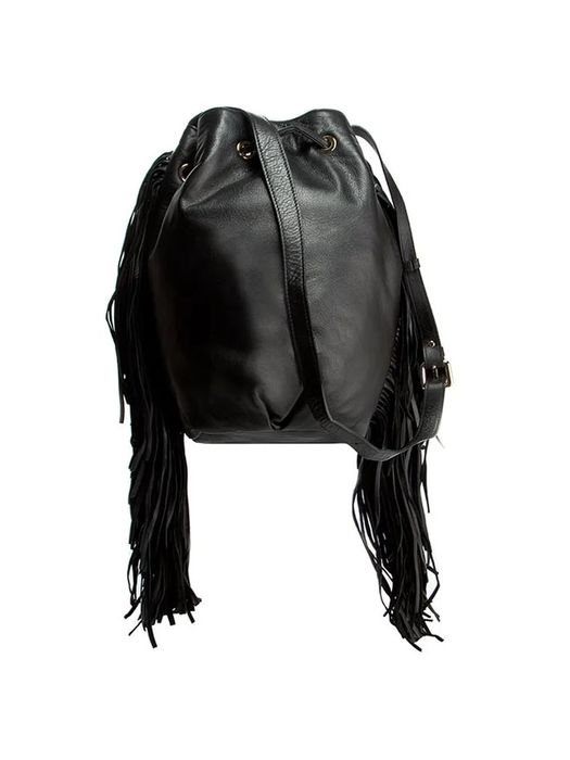 Gino rossi torebka worek fredzle z fredzlami boho na ramie etno skora