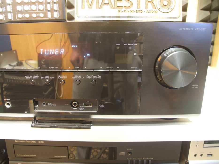 Ресівер Pioneer VSX-527. 5х130. 6-16 Ом. HDMI ARC. Пульт.USB Наложеним