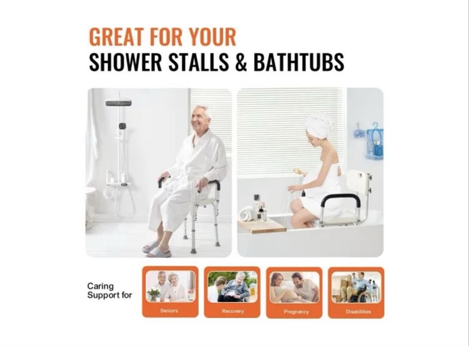 Cadeira de Banho Vevor - 158KG