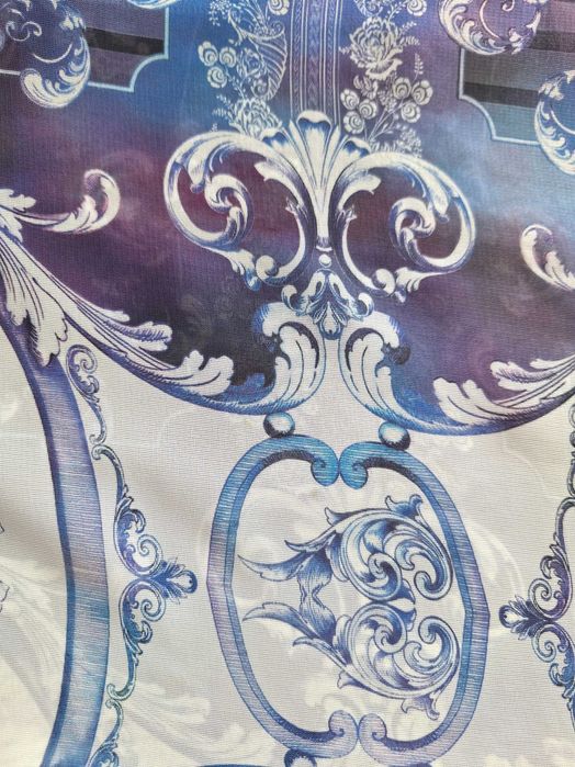 Nowa Długa Sukienka Narzutka Plażowa z Pięknym Wzorem Bandolera L/XL