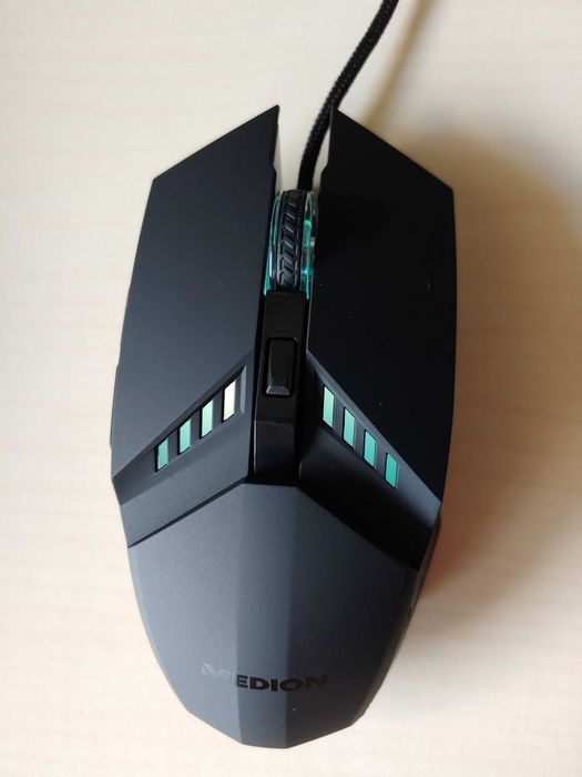 Myszka mysz komputerowa USB LED dla graczy gaming MEDION MD88049