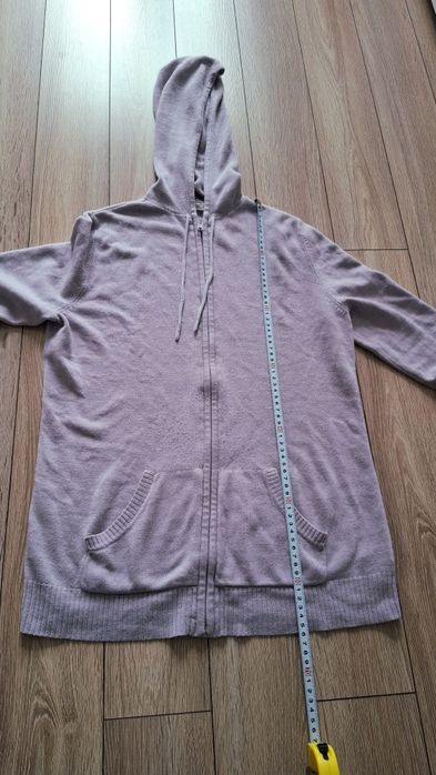 Sweter sweterek S/M rozpinany z kapturem