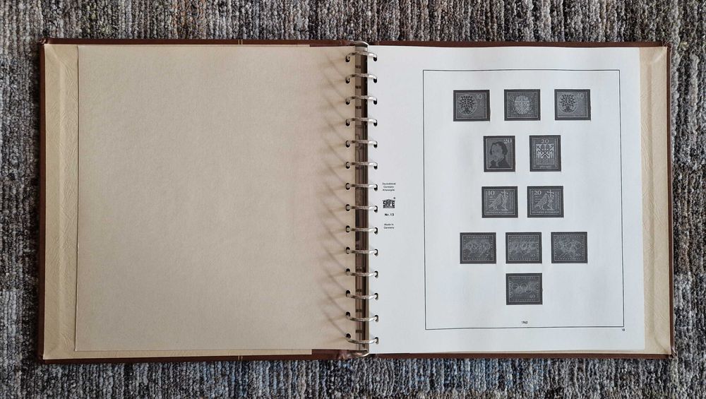 Safe - Okładka 14-ringowa + karty albumowe Niemcy 1960-69 (30 stron)