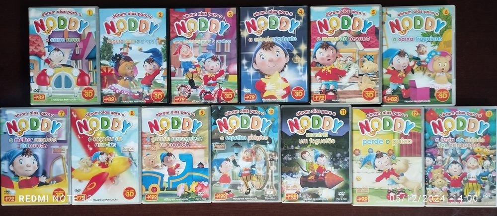 DVD's Abram alas para o Noddy