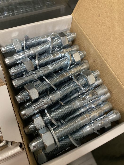 Анкер клиновий ETKD M12x100/25 Metalvis цинк білий 25шт