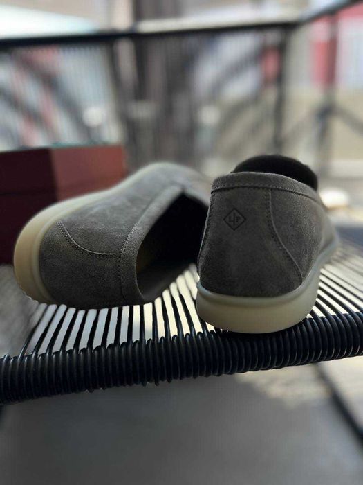 Замшевые мокасины Loro Piana мужские лоферы Лоро Пиана ob395